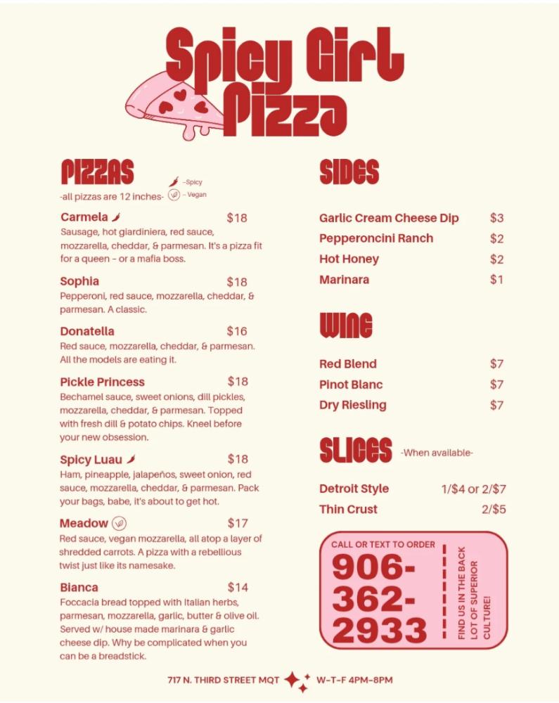 Spicy Girl Pizza Sophia